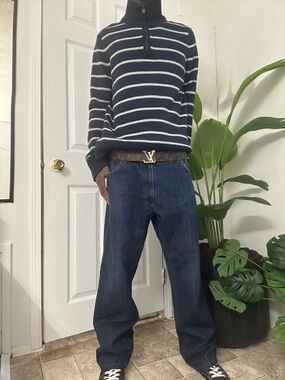 VTG 2000s Straight Leg Burberry Dark Denim Jeans